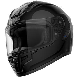 SENA Phantom Integralhjelm med Mesh Headset, Blank Sort