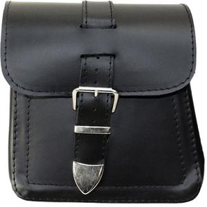 Læder sidelommer til motorcykel RSA Ki18 2 stk. sort