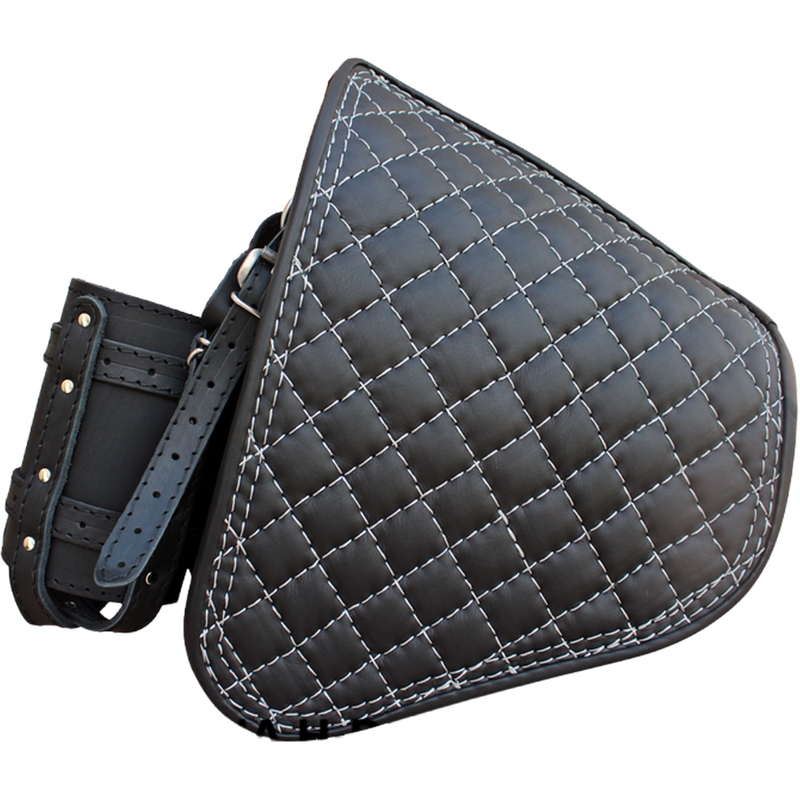 Læder motorcykeltaske RSA S63 HD Softail sort