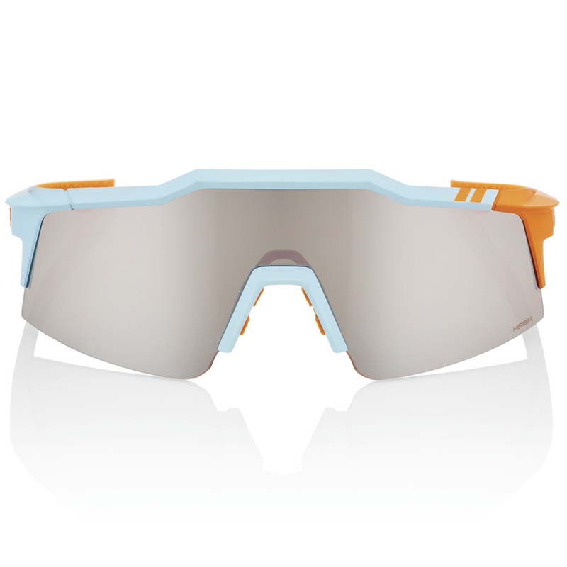 100% SPEEDCRAFT SL Soft Tact tofarvede hiper solbriller med sølvfarvet glas
