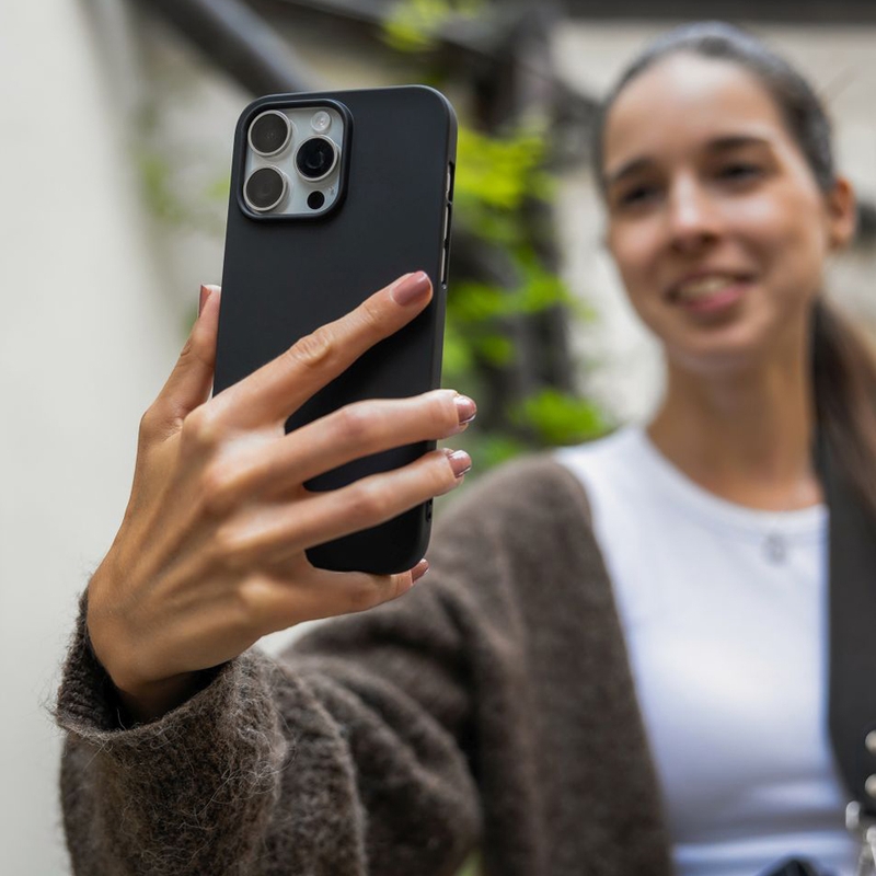 FIXED Story gummibelagt bagcover til Xiaomi Redmi Note 15 Pro 5G, sort