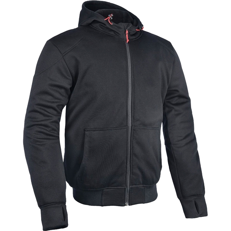 Motorcykeljakke Oxford Super Hoodie 2.0 sort