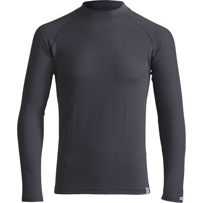 Termotrøje nanosilver® Raglan antracitgrå - langærmet