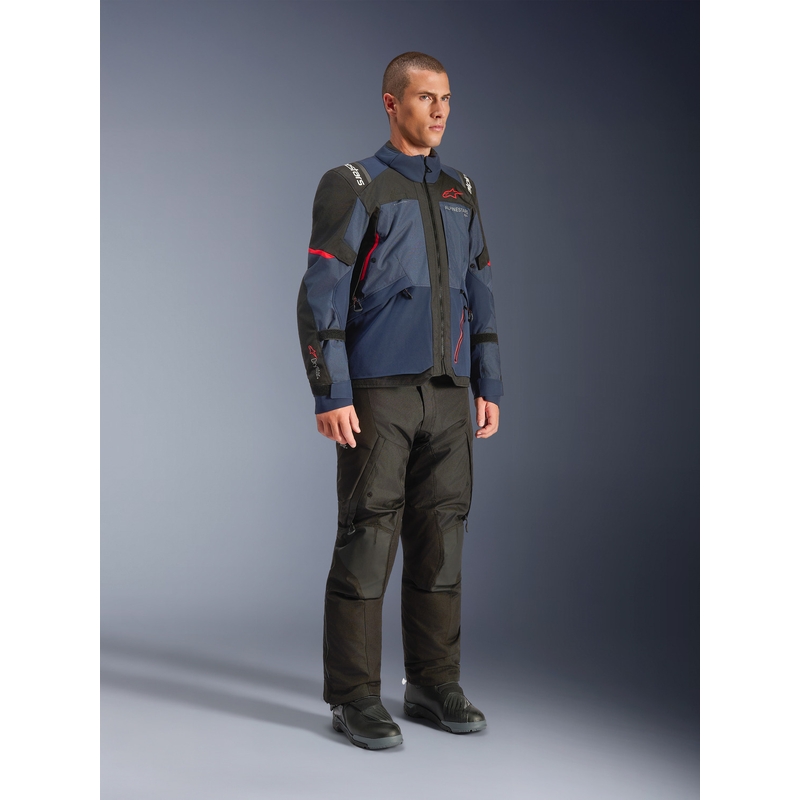 Motorcykeljakke Alpinestars Andes V4 Drystar Mørkeblå-Blå-Sort