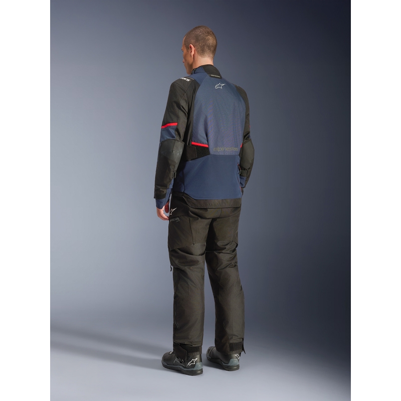 Motorcykeljakke Alpinestars Andes V4 Drystar Mørkeblå-Blå-Sort