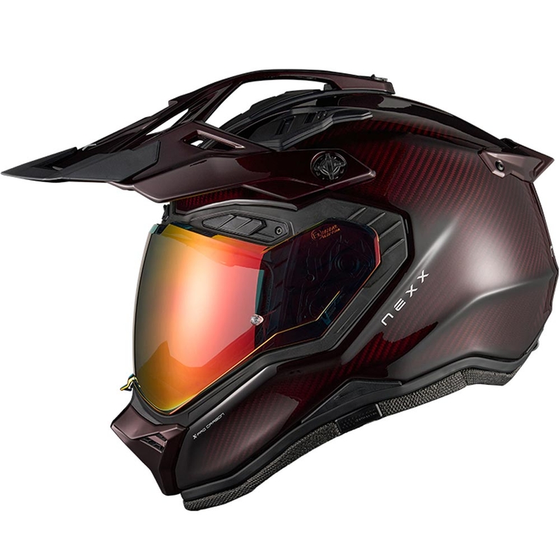Enduro motorcykelhjelm Nexx X.Rally Namib Carbon rød