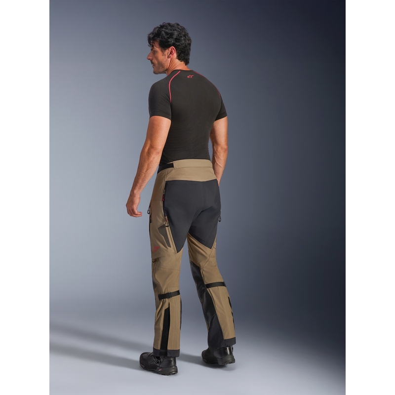 Alpinestar Nazca 3L Gore-Tex PRO motorcykelbukser lysbrun-sort