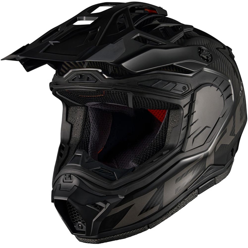 Enduro motorcykelhjelm Nexx X.Rally Zero PRO Kulstofsort