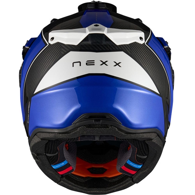 Enduro motorcykelhjelm Nexx X.Rally Raid blå-hvid