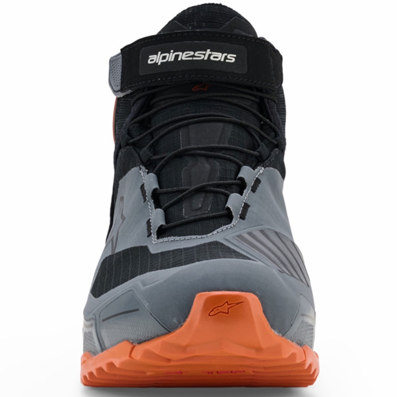 Alpinestars CR-X Drystar motorcykelstøvler sort-mørkegrå-orange