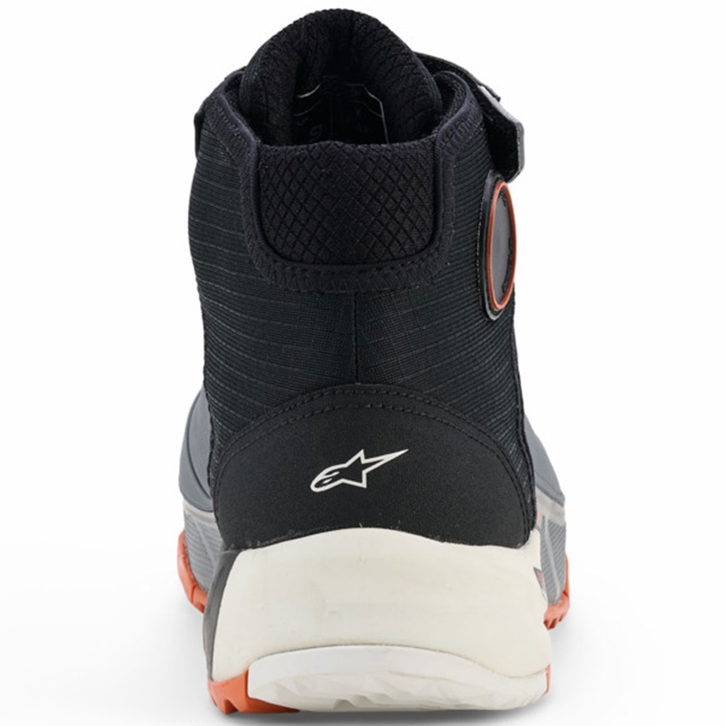 Alpinestars CR-X Drystar motorcykelstøvler sort-mørkegrå-orange