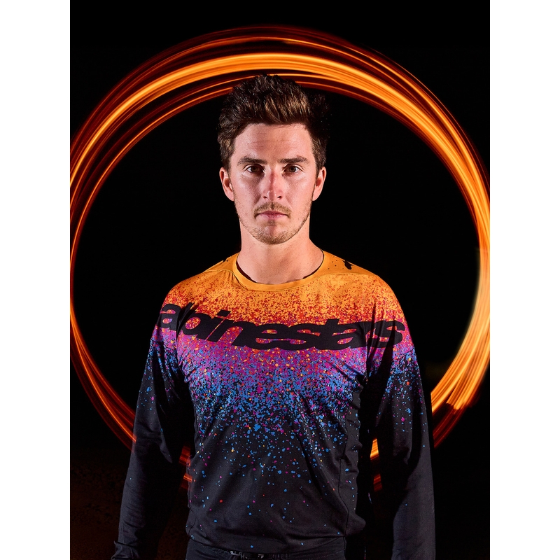 Alpinestars Supertech limited edition Black Hole motocross trøje sort