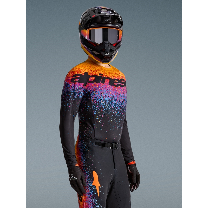 Alpinestars Supertech limited edition Black Hole motocross trøje sort