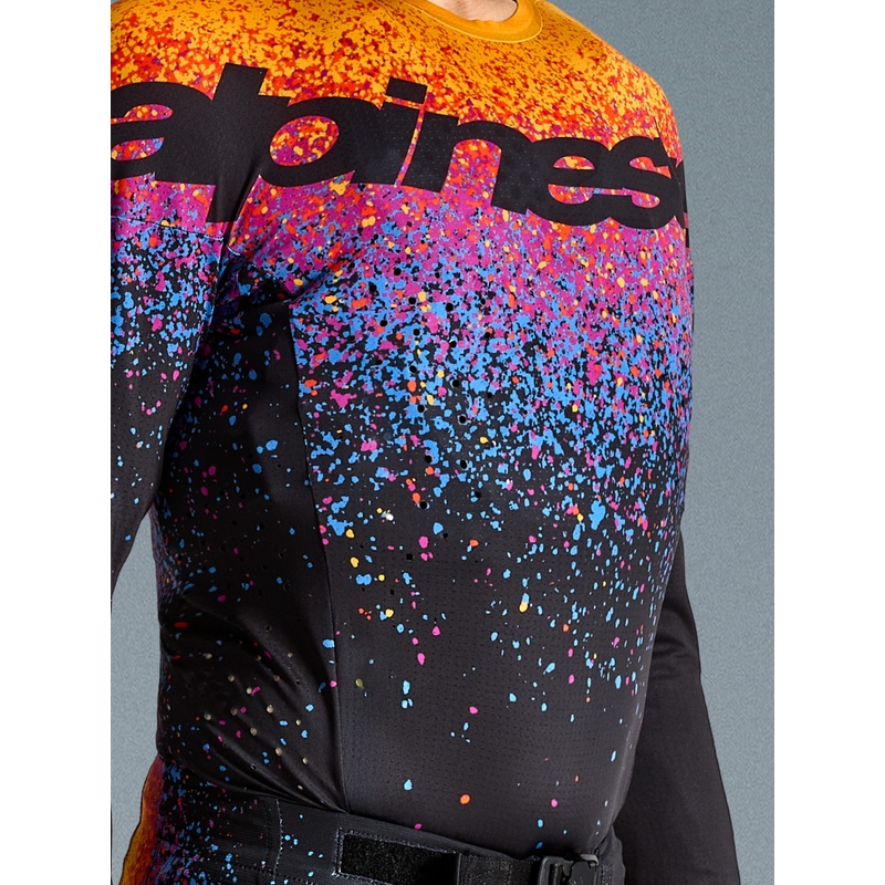 Alpinestars Supertech limited edition Black Hole motocross trøje sort