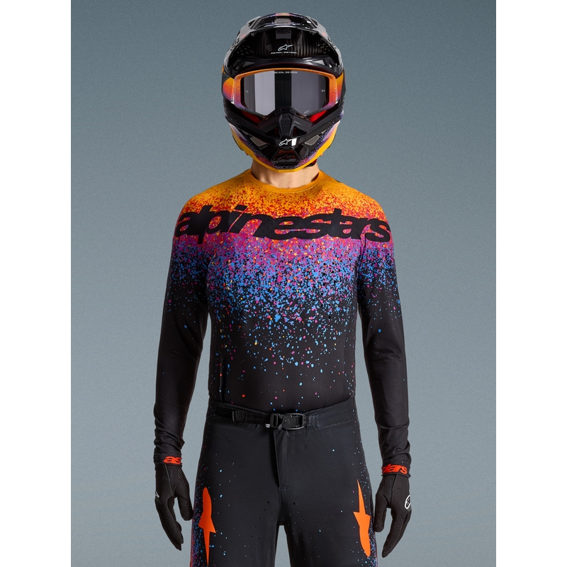 Alpinestars Supertech limited edition Black Hole motocross trøje sort