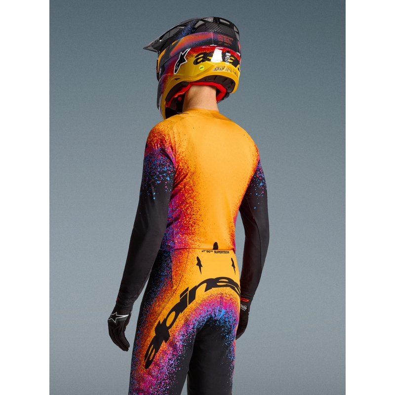 Alpinestars Supertech limited edition Black Hole motocross trøje sort