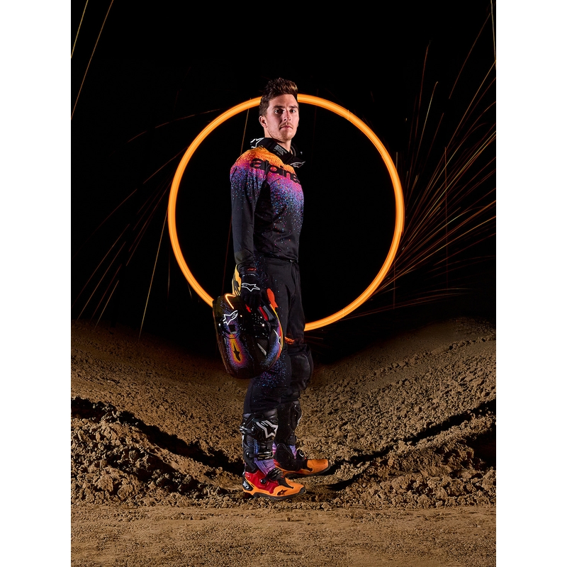 Alpinestars Supertech limited edition Black Hole motocross trøje sort
