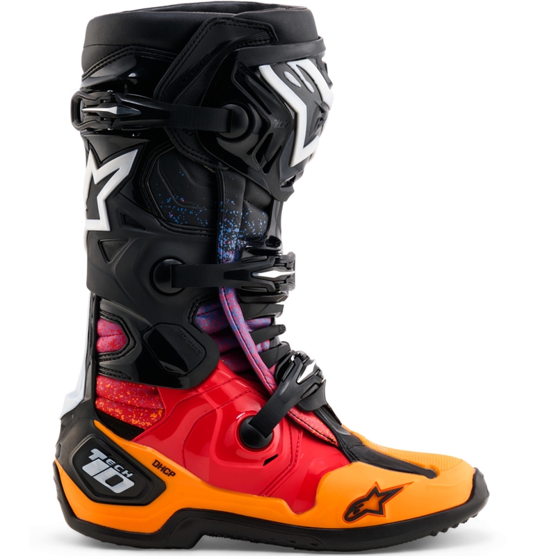 Motorcykelstøvler Alpinestars Tech 10 Limited Edition Black Hole, Sort