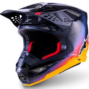 Alpinestars Supertech S-M10 limited edition motocrosshjelm Black Hole sort