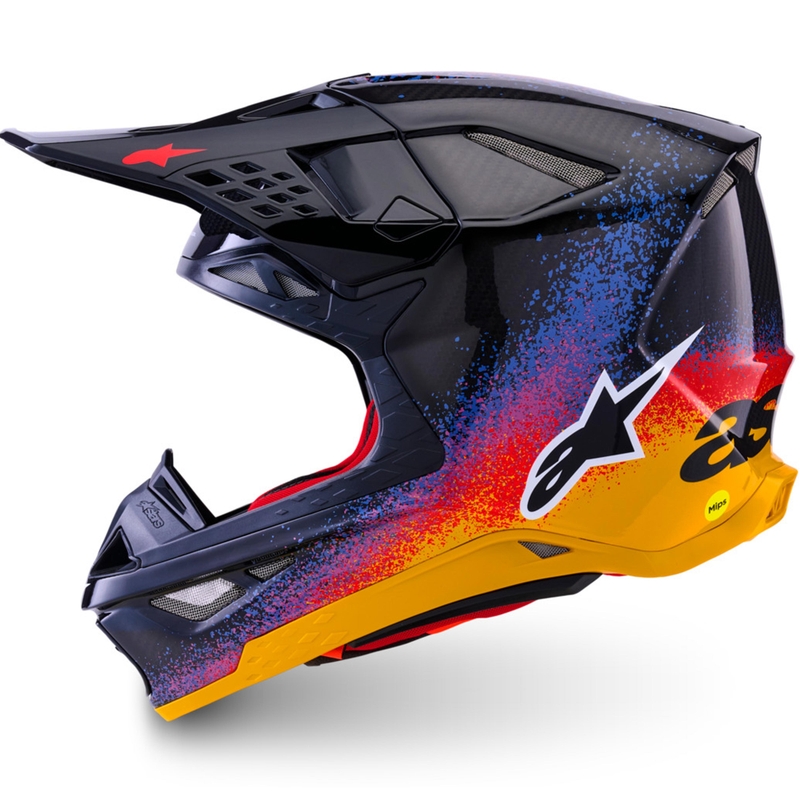 Alpinestars Supertech S-M10 limited edition motocrosshjelm Black Hole sort