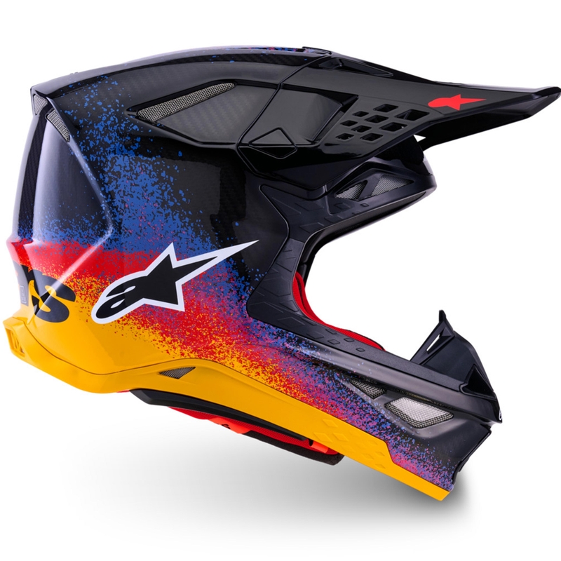 Alpinestars Supertech S-M10 limited edition motocrosshjelm Black Hole sort