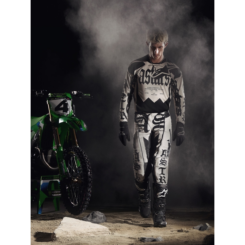 Alpinestars Techstar limited edition motocross trøje Wolf Dust sandsort