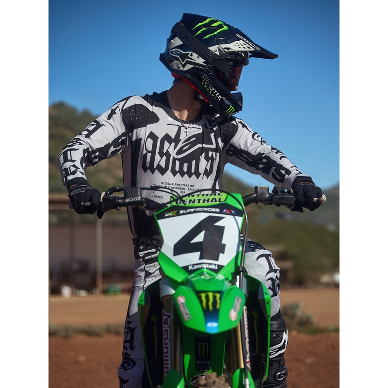 Alpinestars Techstar limited edition motocross trøje Wolf Dust sandsort