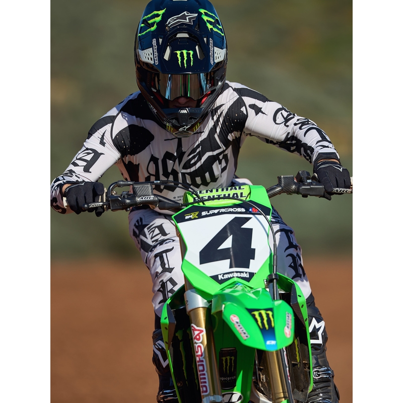 Alpinestars Techstar limited edition motocross trøje Wolf Dust sandsort