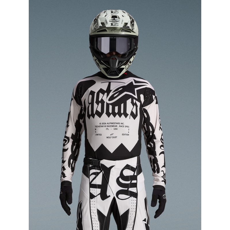 Alpinestars Techstar limited edition motocross trøje Wolf Dust sandsort