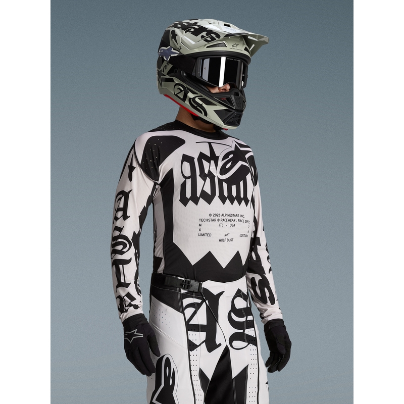 Alpinestars Techstar limited edition motocross trøje Wolf Dust sandsort