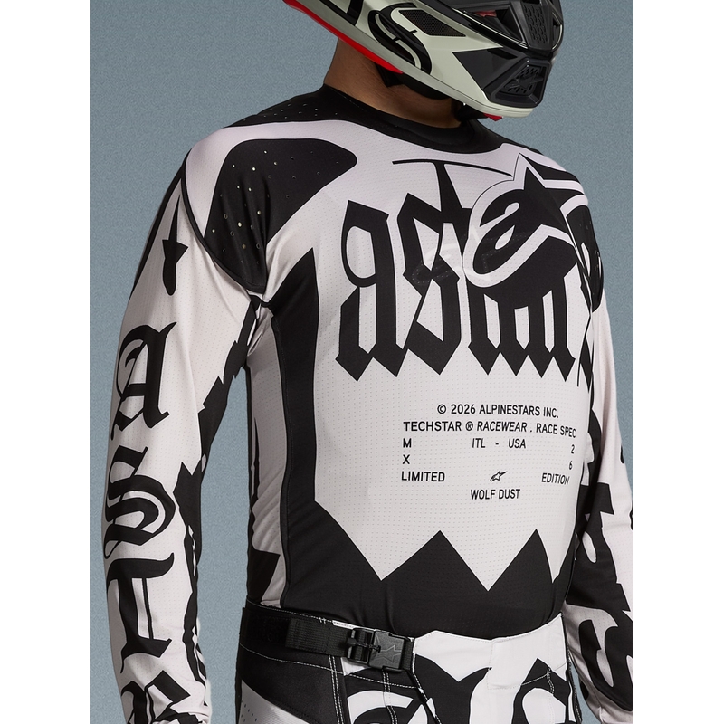 Alpinestars Techstar limited edition motocross trøje Wolf Dust sandsort