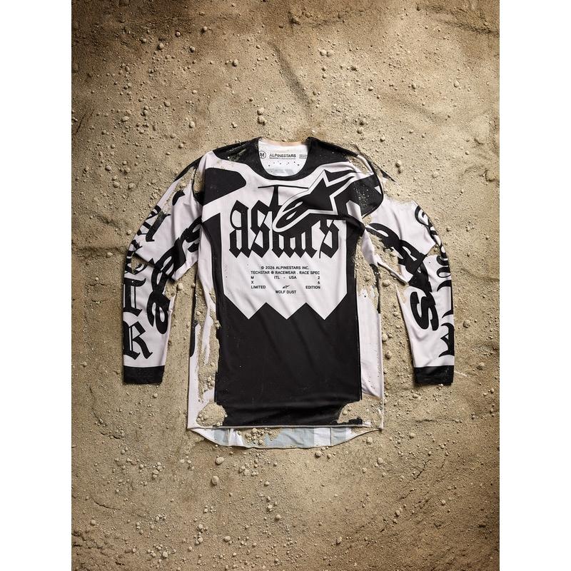 Alpinestars Techstar limited edition motocross trøje Wolf Dust sandsort
