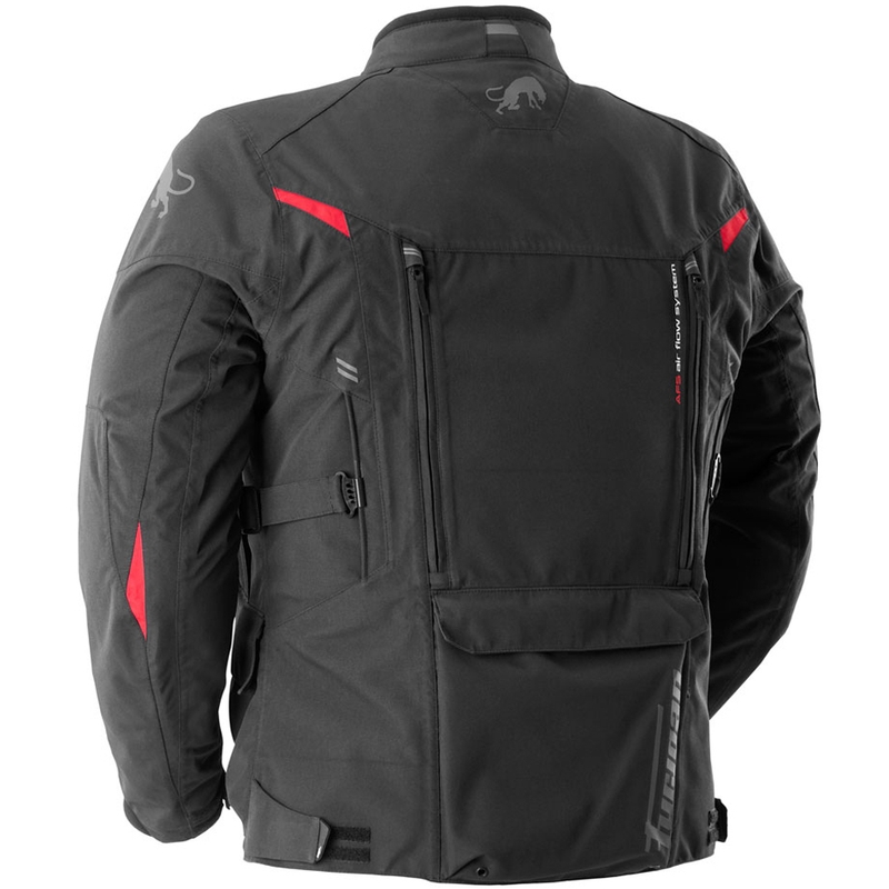 Furygan CHALLENGER 3C PRIMALOFT® motorcykeljakke sort-rød