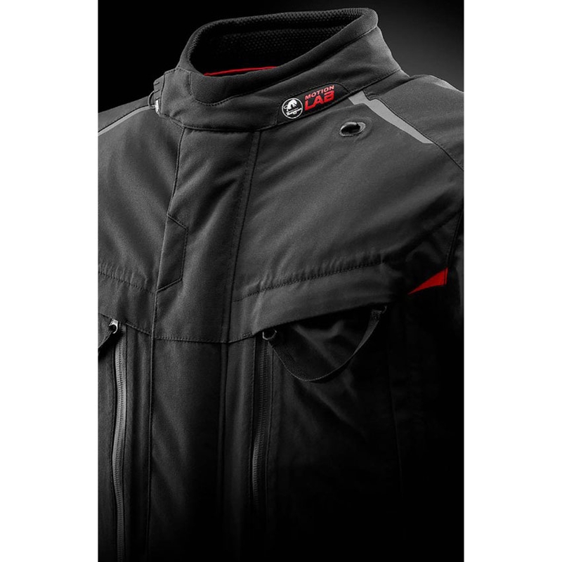 Furygan CHALLENGER 3C PRIMALOFT® motorcykeljakke sort-rød
