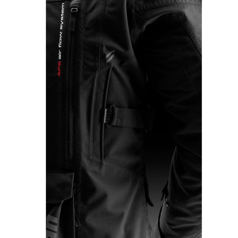 Furygan CHALLENGER 3C PRIMALOFT® motorcykeljakke sort-rød