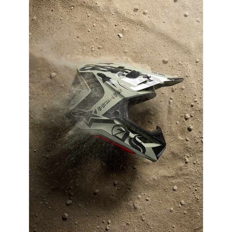 Alpinestars Supertech S-M7 limited edition motocrosshjelm Wolf Dust sandsort