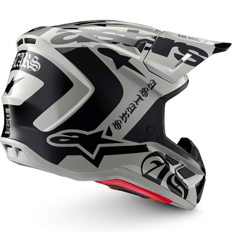Alpinestars Supertech S-M7 limited edition motocrosshjelm Wolf Dust sandsort