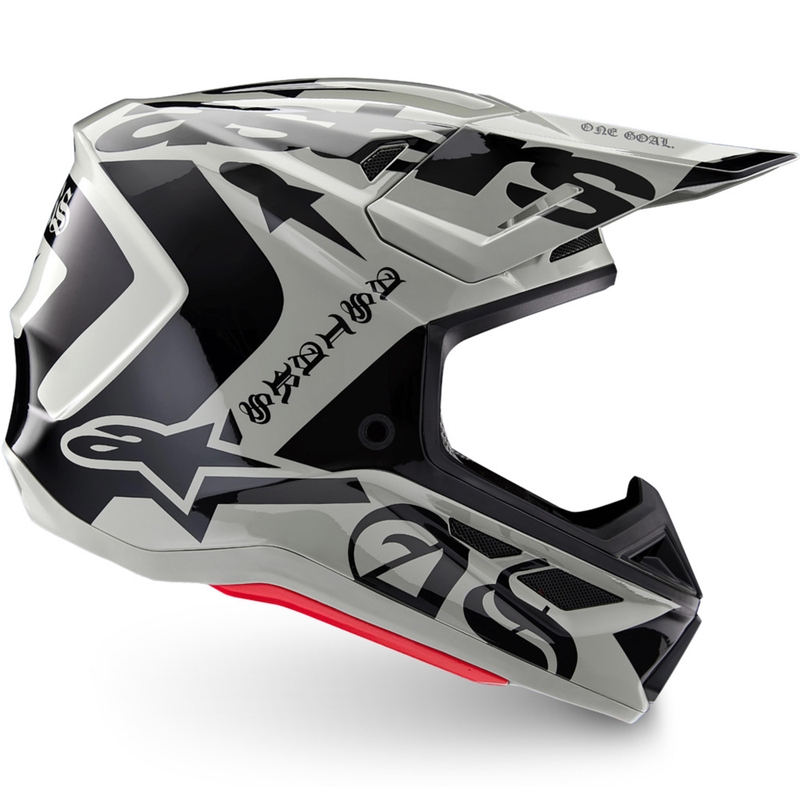 Alpinestars Supertech S-M7 limited edition motocrosshjelm Wolf Dust sandsort