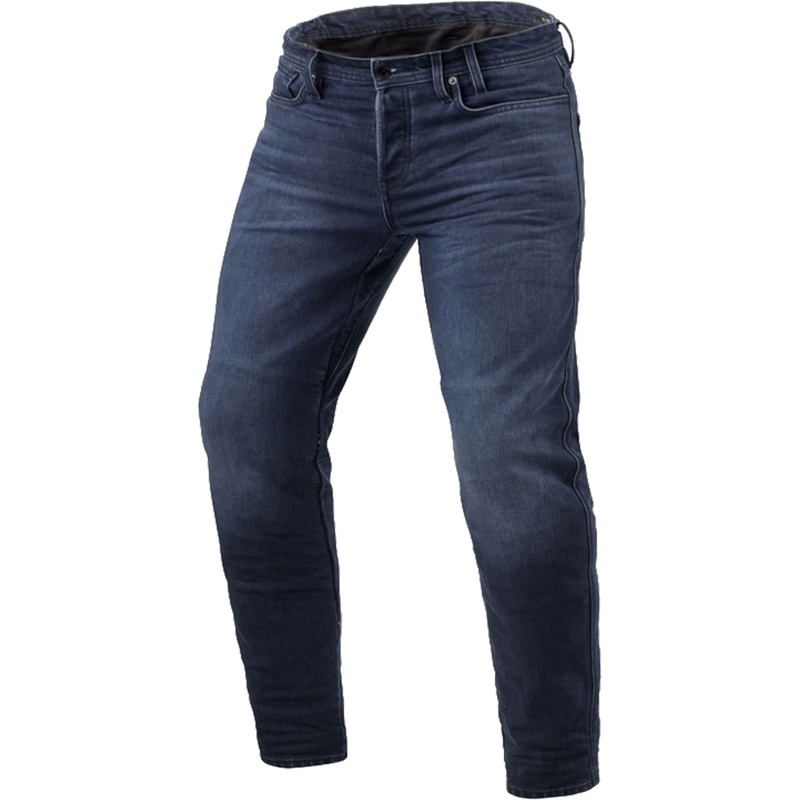 Motorcykeljeans Revit Micah TF vasket mørkeblå