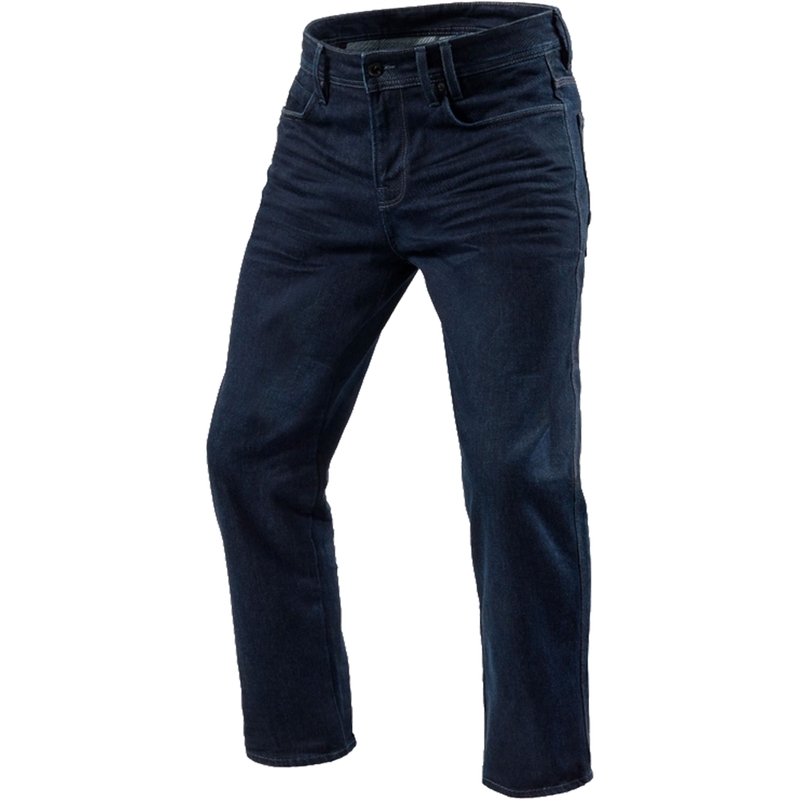 Motorcykeljeans Revit Lombard 3 RF mørkeblå cropped