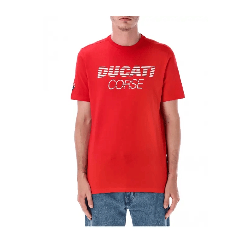 T-shirt Ducati Corse rød