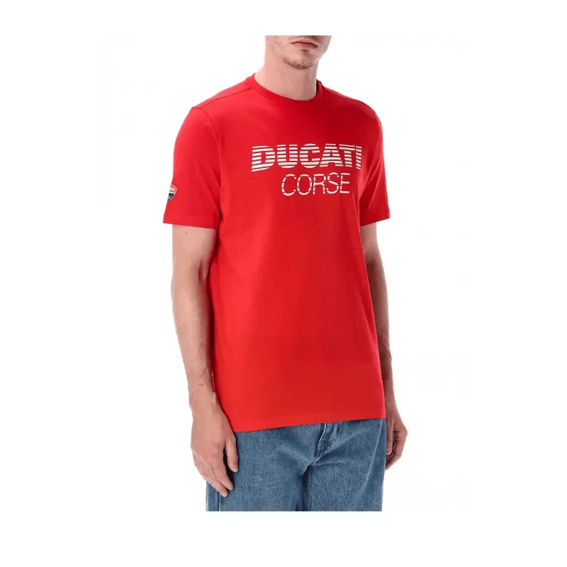 T-shirt Ducati Corse rød