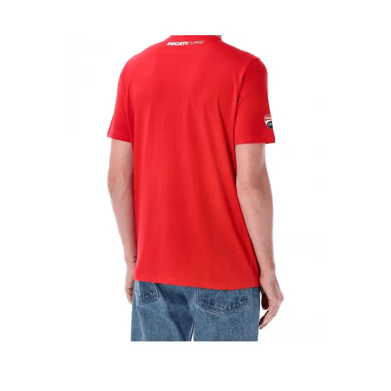 T-shirt Ducati Corse rød