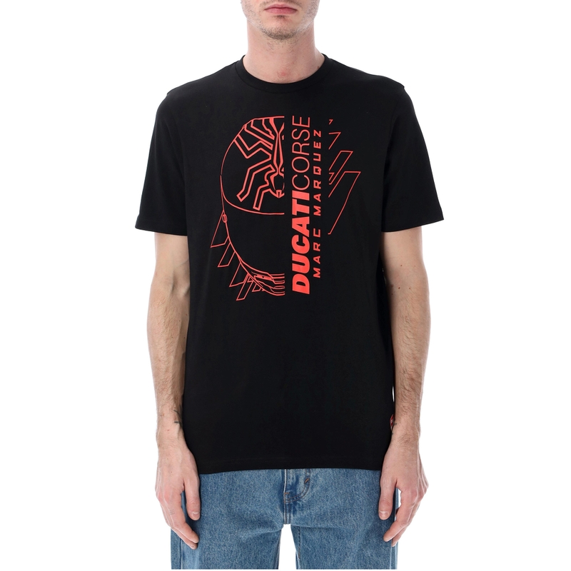 Ducati Corse Marc Marquez Graphic hjelm T-shirt, sort