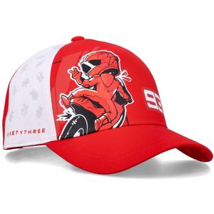 Børne Ducati Marc Marquez Baseball 93 Look Back flerfarvet kasket