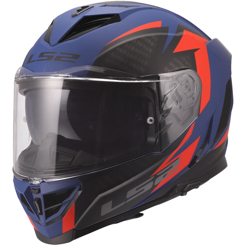 LS2 FF818 Storm III Dynamo full-face motorcykelhjelm blå-rød