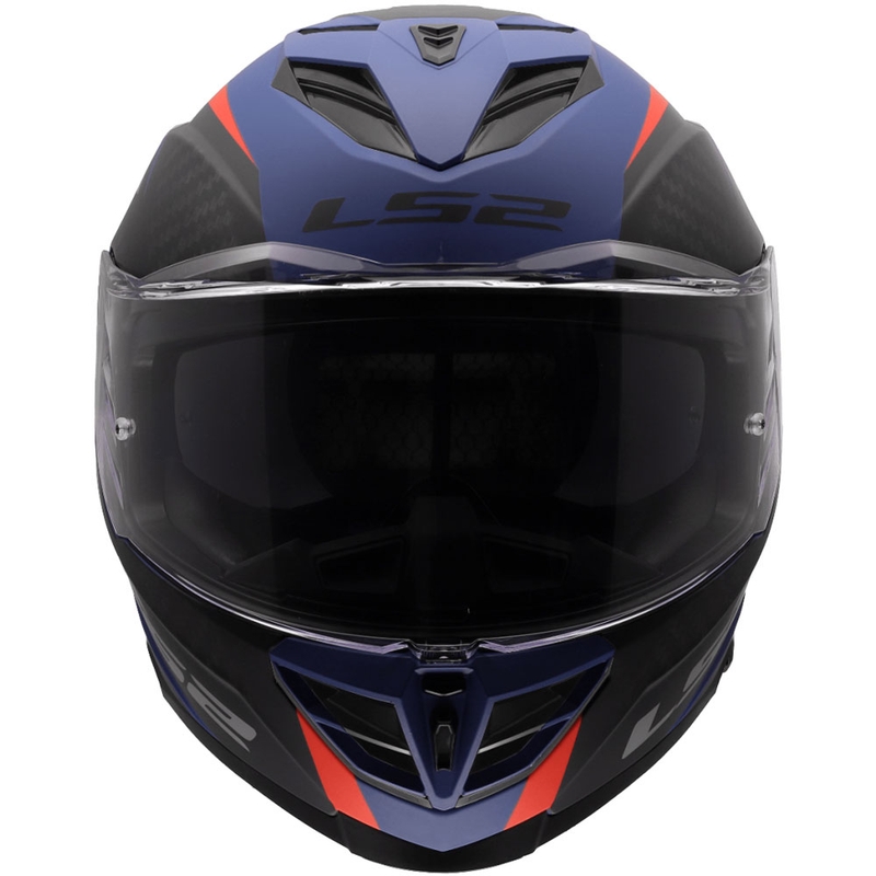 LS2 FF818 Storm III Dynamo full-face motorcykelhjelm blå-rød