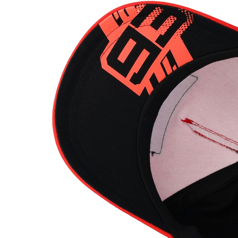 Børne Ducati Marc Marquez Baseball 93 Patch Kasket sort-rød