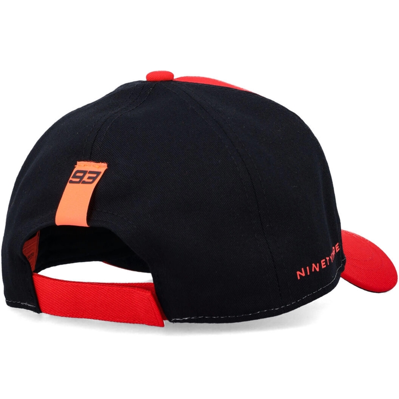Børne Ducati Marc Marquez Baseball 93 Patch Kasket sort-rød