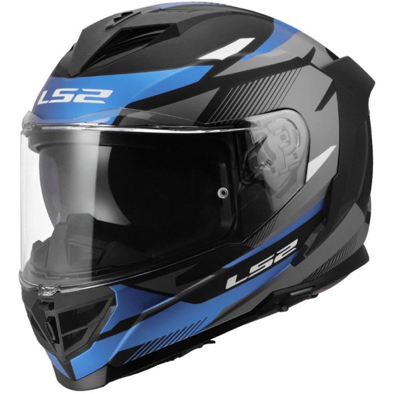 LS2 FF818 Storm III Komai full-face motorcykelhjelm sort-blå